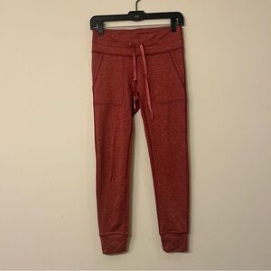Aerie women’s medium red joggers sweatpants running athletic casual